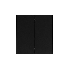 Выключатель STRONG 2 кл 10А с/у антрацит KRANZ KR-78-0706-5