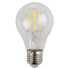 Лампа светодиодная филаментная ЭРА E27 5W 4000K прозрачная F-LED A60-5W-840-E27 Б0019011