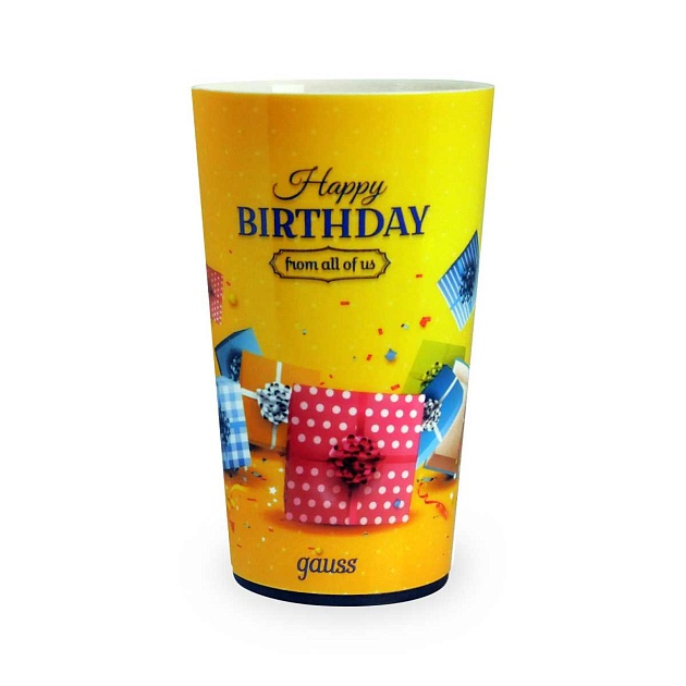 Светодиодный стакан Gauss LCUP Birthday LC002 Фото № 1