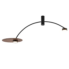 Потолочная люстра Nowodvorski Heft Dark Wood/Black 10356 4