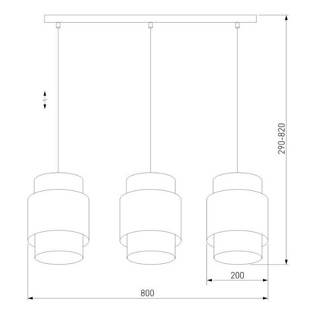 Подвесной светильник TK Lighting 6541 Boho Black Фото № 3
