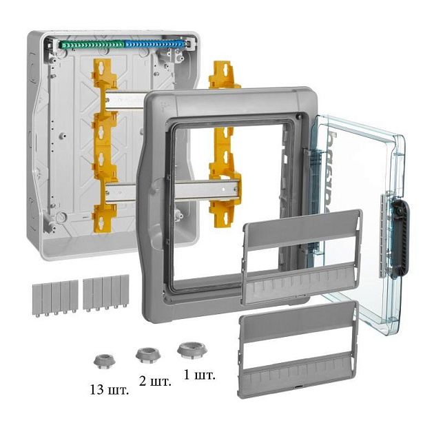 Щиток накладной Legrand Plexo3 2х12 601982 изображение 1 Щиток накладной Legrand Plexo3 2х12 601982 Фото № 1