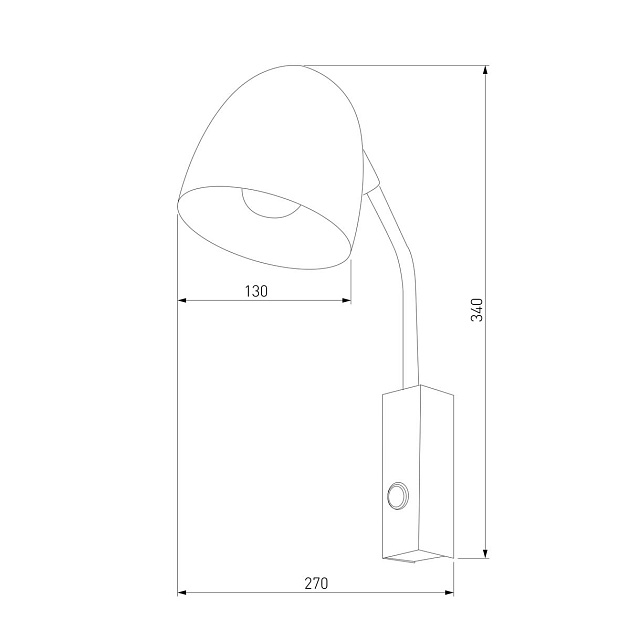 Бра TK Lighting 4167 Soho Black фото 3