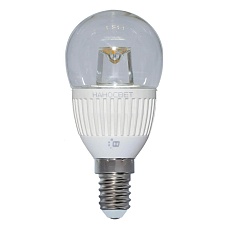 Лампа светодиодная Наносвет E14 5W 4000K прозрачная LC-P45CL-5/E14/840 L125