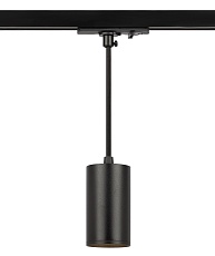 Подвесной трековый светильник ЭРА TR45 - GU10 S BK черный Б0054182 1