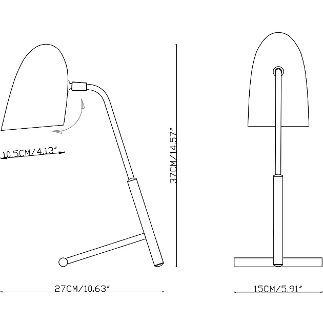 Настольная лампа Imperium Loft Truman 179968-22 изображение 3 Настольная лампа Imperium Loft Truman 179968-22 Фото № 3