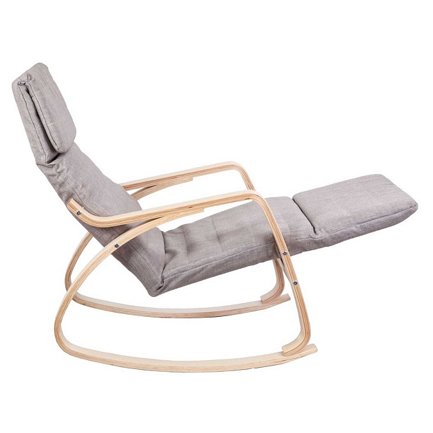 Кресло-качалка AksHome Smart серый ткань 66506 изображение 9 Кресло-качалка AksHome Smart серый ткань 66506 Фото № 9