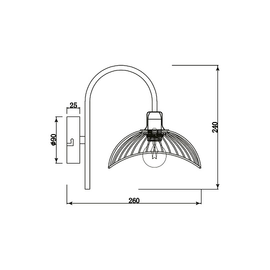 Бра Vele Luce Gorgon VL5387W01 Фото № 5