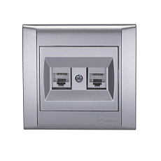 Розетка комп. двойная cat 5 Makel Defne 42065036