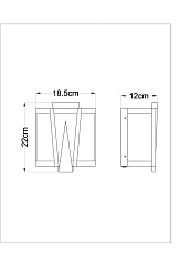 Настенный светильник Arte Lamp Grato A4079AP-1CC 1