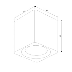 Потолочный светодиодный светильник Elektrostandard Matrix 25051/LED a065283 1