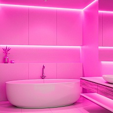 Светодиодный неон Apeyron 10W/m 120LED/m 2835SMD розовый 5M 17-305 5