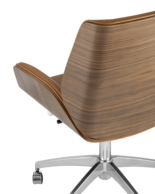 Кресло руководителя TopChairs Crown коричневое B1707 270-09 Фото № 7