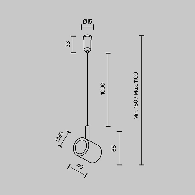 Комплектующие для трекового светильника Maytoni Technical TRA154CSW-1BS Фото № 4