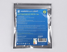 Светодиодная лента Ambrella Light 10W/m 320LED/m COB холодный белый 5M GS2603 2