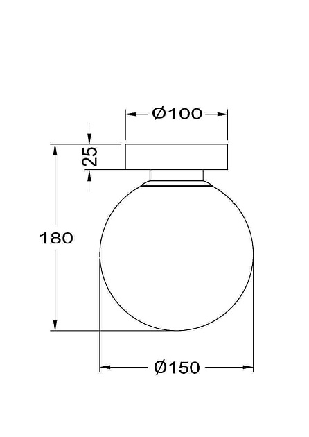 Настенный светильник Maytoni Basic form MOD321WL-01W Фото № 2