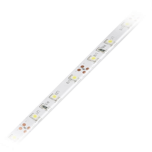 Светодиодная лента Volpe 9.6W/m 120LED/m 2835SMD теплый белый 5M ULS-Q333 2835-120LED/m-8mm-IP65-DC12V-9,6W/m-5M-3000K UL-00004535 Фото № 1