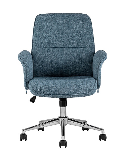 Кресло руководителя Stool Group Simona голубой THOMASINA TWEED BLUE изображение 7 Кресло руководителя Stool Group Simona голубой THOMASINA TWEED BLUE Фото № 7