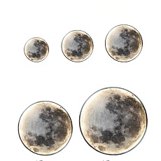 Настенный светодиодный светильник Imperium Loft Луна 208938-23 3