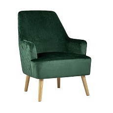 Кресло Stool Group Хантер велюр зеленый HUTTER GREEN