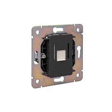 Розетка ROUND компьютерная RJ45 кат6 с/у перламутр KRANZ KR-78-0724-1 2