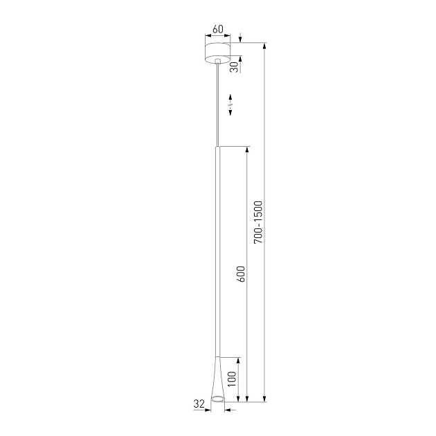 Подвесной светодиодный светильник Elektrostandard Vist 50312 LED a068608 Фото № 2