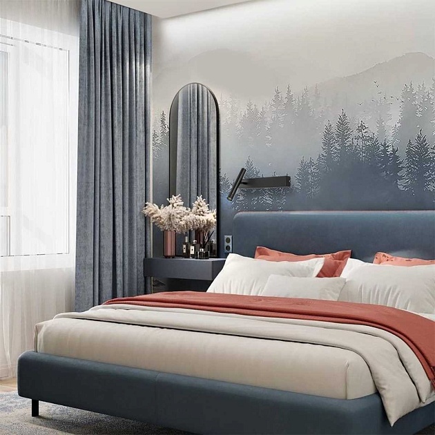 Настенный светильник Escada 10274/1 LED*5W Black Фото № 3