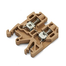 Зажим наборный изолированный (винтовой) ЗНИ - 4,0 (JXB4), бежевый Stekker 39934 5