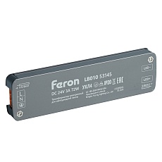 Трансформатор электронный для светодиодной ленты 300W 12V IP67 (драйвер), LB007 Feron 53145 2