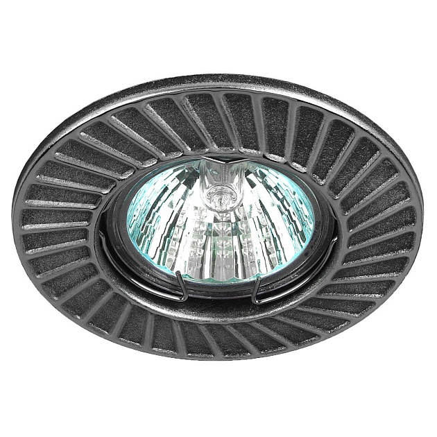 Встраиваемый светильник ЭРА Штампованный ST6 CH/BK Б0036489 Фото № 1