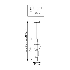 Люстра подвесная Emisfero Lightstar 737527 1