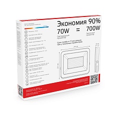 Прожектор светодиодный Gauss 70W 613100370 1