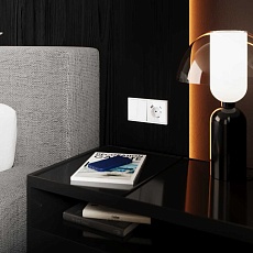 Перекрестный переключатель встраиваемый S70 двухклавишный 10А, (белый глянцевый) Voltum VLS020501 2