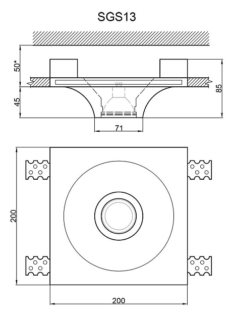 Встраиваемый светильник Artpole SGS13 изображение 3 Встраиваемый светильник Artpole SGS13 Фото № 3
