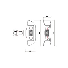 Бра Vele Luce Hellion VL5703W02 4