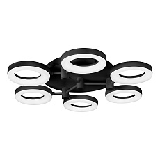 Потолочная светодиодная люстра iLedex Jomo FS-014-X6-(B) 72W BK 2