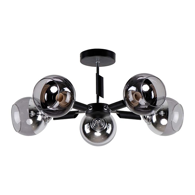 Потолочная люстра ЭкономСвет 40264/5BK CL изображение 1 Потолочная люстра ЭкономСвет 40264/5BK CL Фото № 1