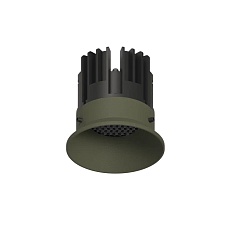 POINTS Точечный светильник GLAZ LED 220В 8Вт 3000К CRI90 15° NO-DIM пепельно-зеленый