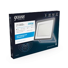 Прожектор светодиодный Gauss Qplus 200W 6500К 690511200 3