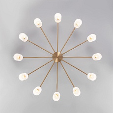 Потолочная люстра Eurosvet Vegga 70160/12 латунь 2