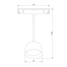 Трековый светодиодный светильник Elektrostandard Slim Magnetic Uno 85126/01 a065481 1