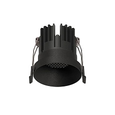 Точечный светильник Kraab Systems POINTS COIN LED 220В 8Вт 4000К CRI90 50° NO-DIM угольно-черный 26.101.12