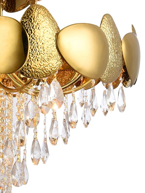 Подвесная люстра Natali Kovaltseva Valencia 91009/12C Gold Фото № 4