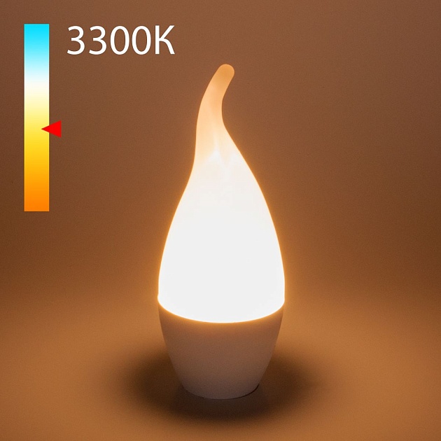 Лампа светодиодная Elektrostandard E14 6W 3300K матовая a055339 Фото № 1