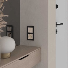 Выключатель двухклавишный проходной с подсветкой Werkel айвори акрил W1122143 4690389197055 3