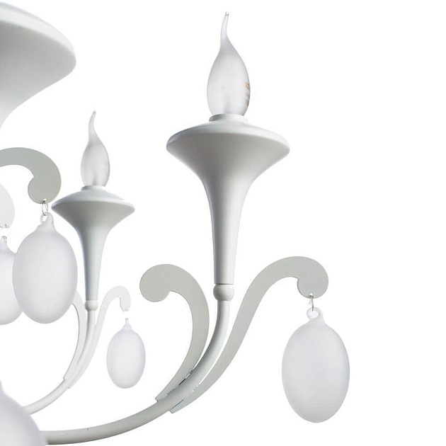 Подвесная люстра Arte Lamp Montmartre A3239LM-6WH изображение 2 Подвесная люстра Arte Lamp Montmartre A3239LM-6WH Фото № 2
