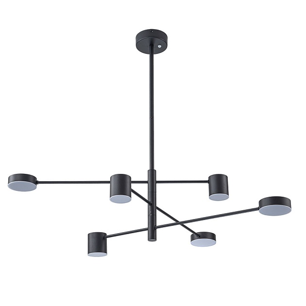 Люстра на штанге Arte Lamp STANLEY A2476PL-40BK Фото № 1