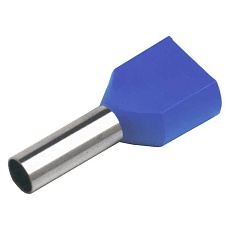 Наконечник-гильза General НГИ2 GNGI-E2-2x2,5-12 Синий, 100 штук