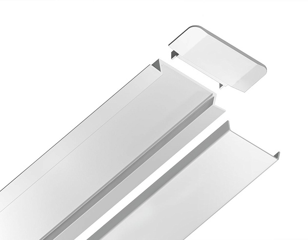 Встраиваемый профиль с рассеивателем Ambrella Illumination GP1100WH изображение 5 Встраиваемый профиль с рассеивателем Ambrella Illumination GP1100WH Фото № 5