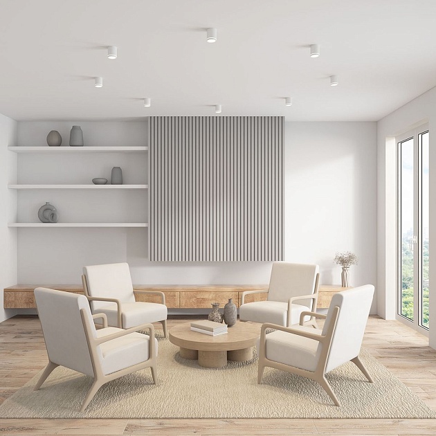 Накладной светодиодный светильник Denkirs Ribe DK4016-WH Фото № 6